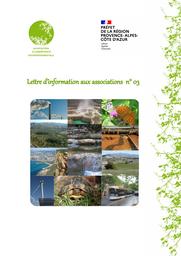Lettre d’information aux associations à compétence environnementale : n°3 - novembre 2020 | DIRECTION REGIONALE DE L'ENVIRONNEMENT, DE L'AMENAGEMENT ET DU LOGEMENT PROVENCE-ALPES-COTE D'AZUR