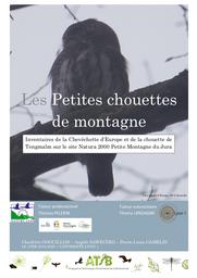 Inventaire de la chevêchette d’Europe et de la chouette de Tengmalm sur le site Natura 2000 Petite Montagne du Jura | GUOGUILLON Charlotte