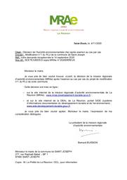 Modification n°1 du PLU (examen au cas par cas) - Commune de Saint-Joseph | PREFECTURE DE REGION REUNION. Autorité environnementale