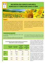 Mutation des espaces naturels, agricoles et forestiers dans le Gers | DDT 32