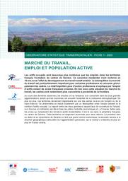 Observatoire statistique transfrontalier - Fiche 1-2020 - Marché du travail, emploi et population active | Office cantonal de la statistique