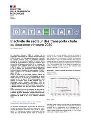 Conjoncture des transports. L’activité du secteur des transports chute au deuxième trimestre 2020 | COLUSSI Carlo