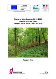 Etude ornithologique 2019-2020 du site Natura 2000 "Massif de la Serre / FR4301318" | JOVENIAUX Alain - EPA