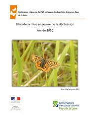 Déclinaison régionale du Plan national d’actions en faveur des Papillons de jour en Pays de la Loire, Bilan de la mise en oeuvre de la déclinaison, année 2020 | CONSERVATOIRE D'ESPACES NATURELS DES PAYS DE LA LOIRE