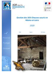 Gestion des SOS Chauves-souris en Maine-et-Loire. 2020. | LHOYER Kévin