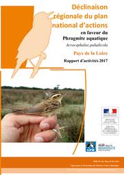 Rapport d’activités 2017 de l’animation de la déclinaison du PNA Phragmite aquatique en Pays de la Loire | LATRAUBE (Franck)