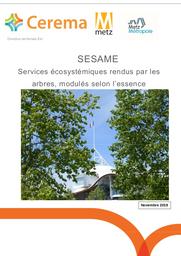 SESAME Services écosystémiques rendus par les arbres : modulés selon l'essence | CEREMA Direction territoriale Est. Auteur