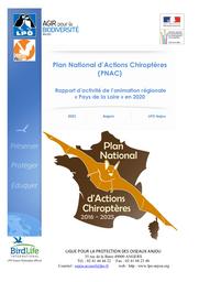 Plan National d’Actions Chiroptères : rapport d’activité de l’animation régionale « Pays de la Loire » 2020 | MEME-LAFOND Benjamin