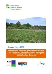 Identification, protection, gestion et restauration des stations à Azuré des mouillères ( Phengaris alcon alcon ) du Baugeois | CHEVREAU Johannic