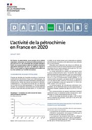 L’activité de la pétrochimie en France en 2020. | LAUVERJAT Jean