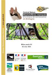 Contrat Nature - Mammifères menacés et à enjeux de connaissance en Bretagne | LE CAMPION Thomas