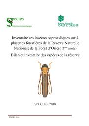 Inventaire des insectes saproxyliques sur 4 placettes forestières de la réserve naturelle nationale de la Forêt d'Orient (3ème année) : Bilan et inventaire des espèces de la réserve | LEBLANC (PASCAL). Acteur