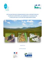 Actualisation des connaissances sur la répartition du Cuivré de la Bistorte, du Damier de la Succise et de l'Apollon sur le site Natura 2000 Monts Dore | MOISAN Bastien