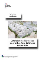 La tension des marchés du logement en Pays de la Loire – Édition 2021 | BERTIN Elsa