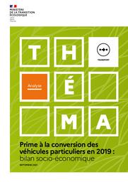 Prime à la conversion des véhicules particuliers en 2019 : bilan socio-économique. | CLEMENT Mathilde