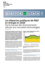Les dépenses publiques de R&D en énergie en 2020. Forte hausse des financements alloués aux nouvelles technologies. | LAGHOUATI Rachida