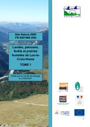 2021 - Document d'Objectifs site Natura 2000 FR8201680 - Landes, pelouses, fotêts et prairies humides de Lus-La-Croix-Haute | Communauté des Communes du Diois