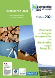 Panorama des énergies renouvelables et de récupération en Région Grand Est : bilan année 2020 | DIRECTION REGIONALE DE L'ENVIRONNEMENT, DE L'AMENAGEMENT ET DU LOGEMENT GRAND-EST. Auteur