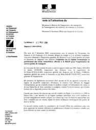 [Le] régime économique et patrimonial des biens immobiliers affectés à la RATP pour l'exploitation du service public de transport (n° 2003-0290-01). | FARRAN (P)