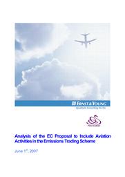 Analysis of the European Commission proposal to include aviation activities in the emissions trading scheme. | ERNST ET YOUNG