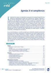 Agendas 21 et compétences. | ETD - CENTRE DE RESSOURCES DU DEVELOPPEMENT TERRITORIAL