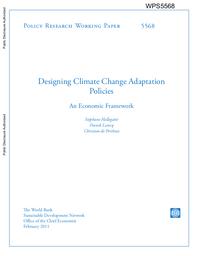 Économie de l'adaptation au changement climatique. | HALLEGATTE (S)