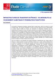 Infrastructures de transport en France : vulnérabilité au changement climatique et possibilités d’adaptation. | COCHRAN (I)