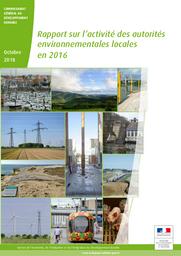 Rapport sur l'activité des autorités environnementales locales 2009-2016 | MINISTERE DE LA TRANSITION ECOLOGIQUE ET SOLIDAIRE