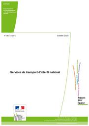 Services de transport d'intérêt national. Rapport n° 007141-01. | AUBREBY (M D')