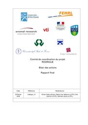 Projet RODRIGUE. Bilan des actions et rapport final. Juillet 2009. | FALLOU (Olivier)
