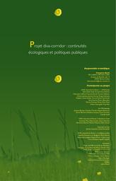 Continuités écologiques et politiques publiques. Rapport scientifique. | BUREL (Françoise)