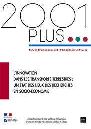 L'innovation dans les transports terrestres : un état des lieux des recherches en socio-économie. | FAUDRY (DANIEL)