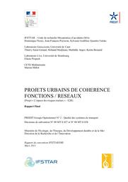 Projets urbains de cohérence fonctions / réseaux. Projet L'espace des risques routiers - E2R. Mars 2011. | FLEURY Dominique