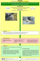Gestion du risque inondation et changement social dans le delta du Rhône. Les catastrophes de 1856 et 1993-1994. | PICON Bernard