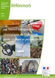 Les filières industrielles stratégiques de l'économie verte : enjeux et perspectives. | CGDD Délégation au développement durable