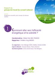 Débat national sur la transition énergétique. Rapports des groupes de travail du Conseil national du débat. | FINK (M)