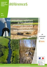 Préconisations relatives à l'évaluation environnementale stratégique. Note méthodologique. | LE BRIS (C)