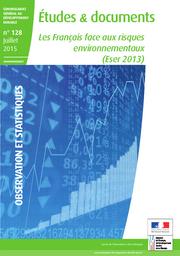 [Les] Français face aux risques environnementaux (Eser 2013). | PAUTARD (E)