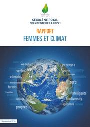 Rapport femmes et climat. Annexe - Le changement climatique et les inégalités de genre : qu'en disent les scientifiques ? | ROYAL S.