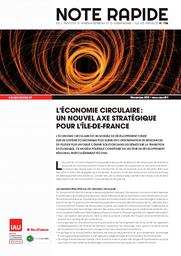 [L']économie circulaire : un nouvel axe stratégique pour l'Ile-de-France. | GUEYMARD (S)