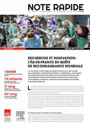 Recherche et innovation : l'Ile-de-France en quête de reconnaissance mondiale. | SOULARD (O)