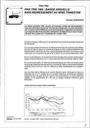 Prix TRM 1995 : baisse annuelle mais redressement au 4ème trimestre. | LEMARQUIS (D)