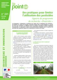 Des pratiques pour limiter l'utilisation des pesticides. Apports du programme de recherche "Pesticides". | BARRIUSO E.