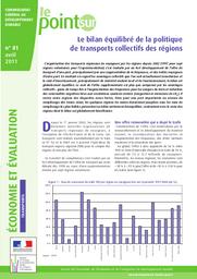Le bilan équilibré de la politique de transports collectifs des régions. | ROUCHAUD (D)