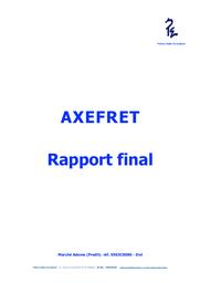 AXEFRET. Rapport final. | SALINI (Patrice)