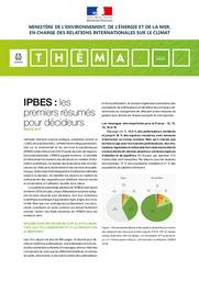 IPBES (Plate-forme intergouvernementale sur la biodiversité et les services écosystémiques) : les premiers résumés pour décideurs. | SOUBELET (H)