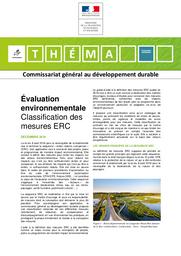 Évaluation environnementale. Classification des mesures "éviter, réduire, compenser" (ERC). | HUBERT (S)
