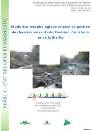 Etude éco-morphologique et plan de gestion des bassins versants du Roubion, du Jabron et la la Riaille | DYNAMIQUE HYDRO