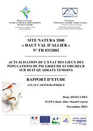 Actualisation de l'état des lieux des populations de pie grièche écorcheur sur 8 quadrats témoins - Site Natura 2000 "Haut Val d'Allier" Fr 8312002 | DESECURES (Rémy)