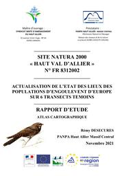 Actualisation de l'état des lieux des populations d'engoulevent d'Europe sur 6 transects témoins - Site Natura 2000 "Haut Val d'Allier" FR8312002Etat des | DESECURES (Rémy)